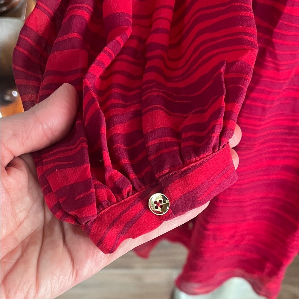 100% Silk Joie Elegant Long Sleeve Dress (designer sample) S Outstanding - Picture 6 of 11